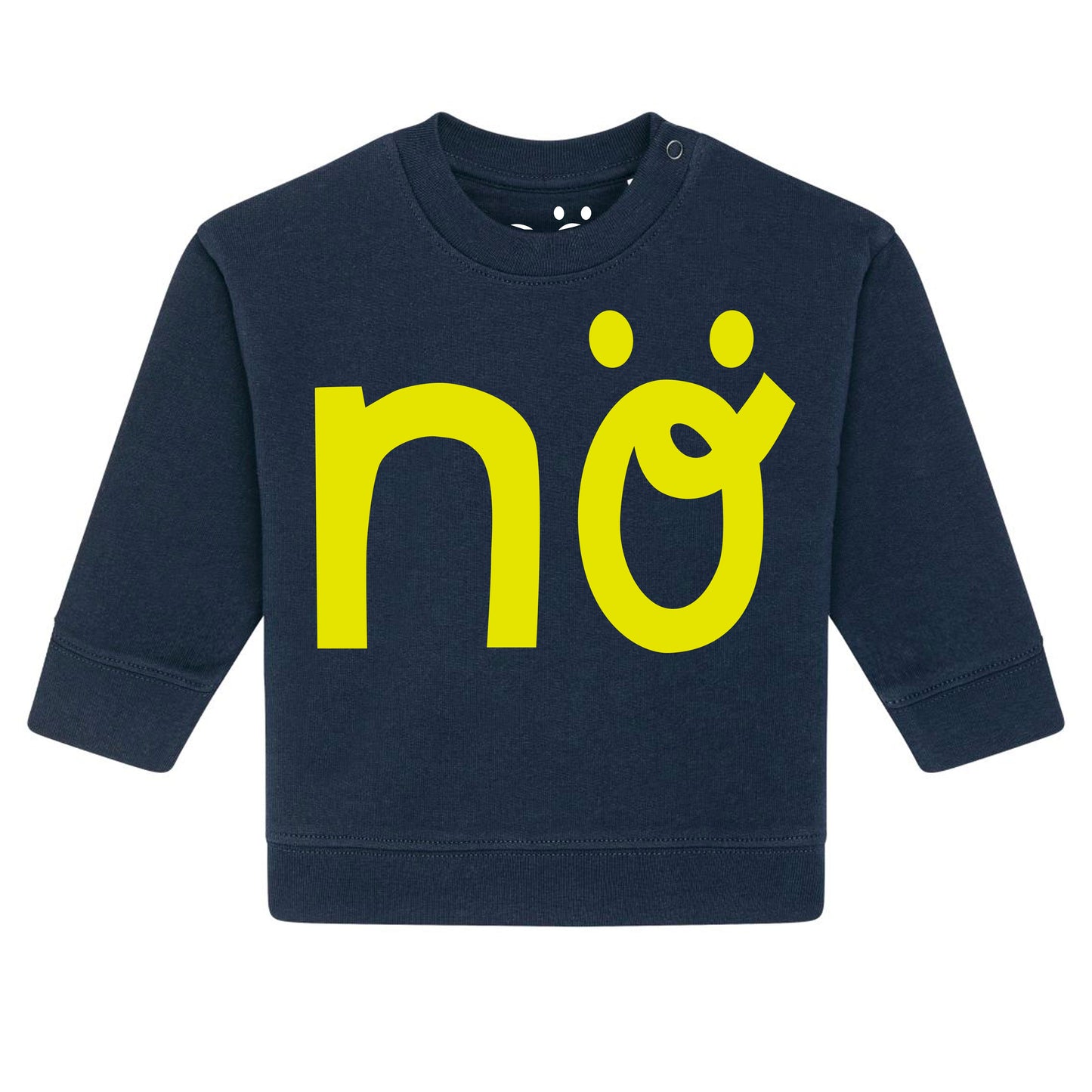 Nö Baby Pullover navy/lime