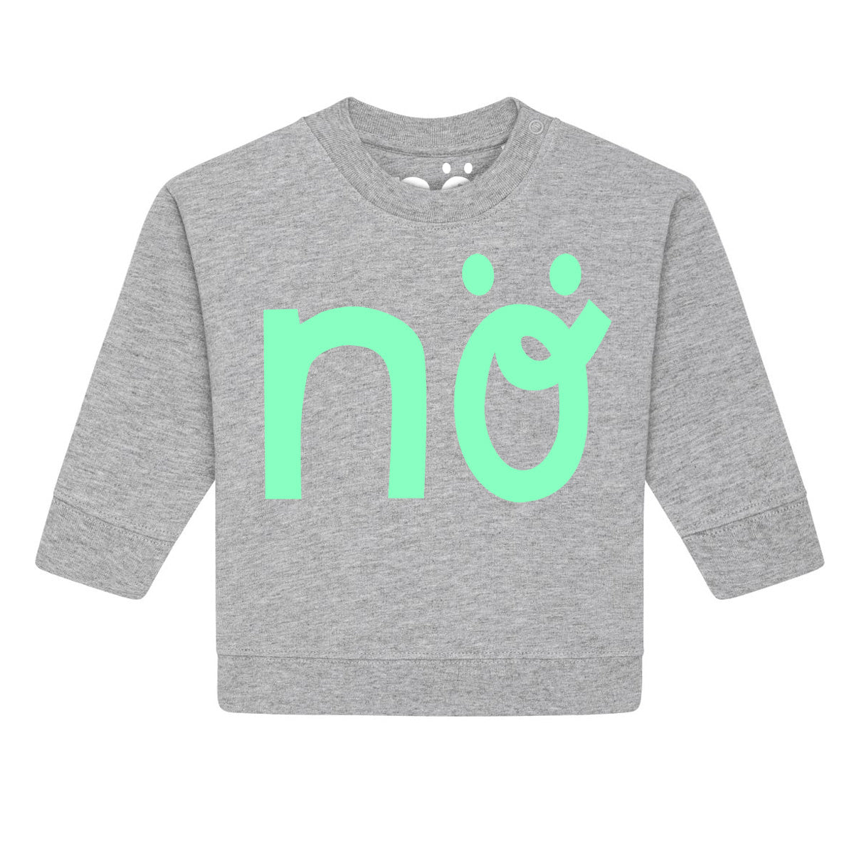 Nö Baby Pullover heather mint