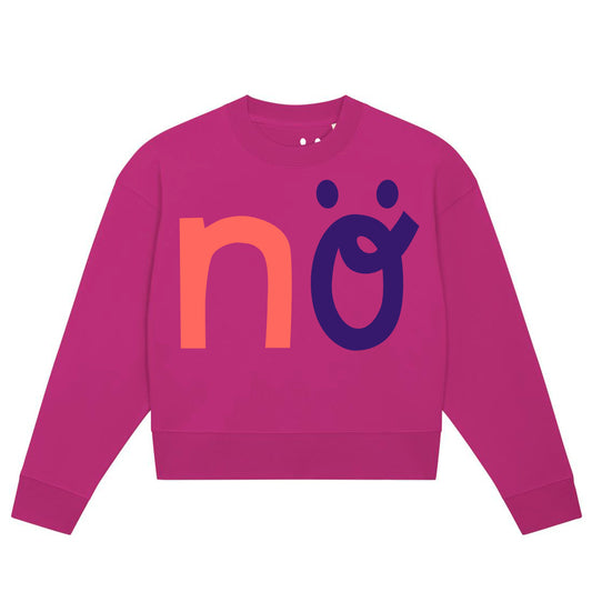 Nö Cropped Sweater Orchid Pop