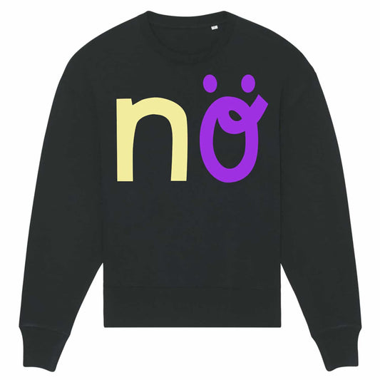 Nö Damenpullover black 90s