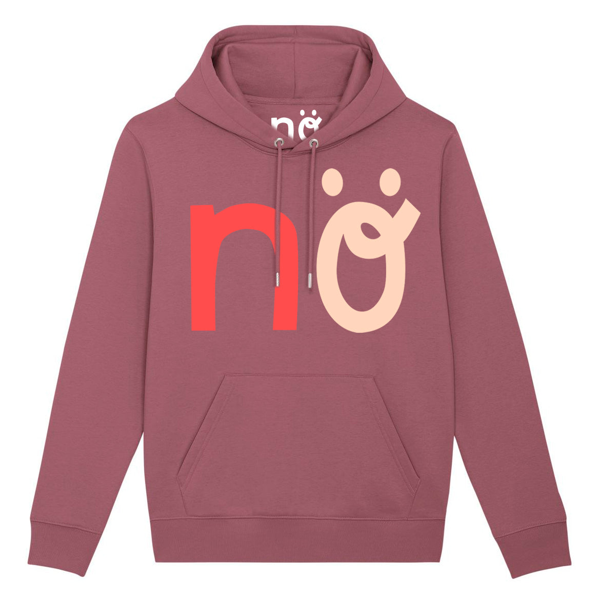 Nö Hoodie UNISEX Mauve Powder