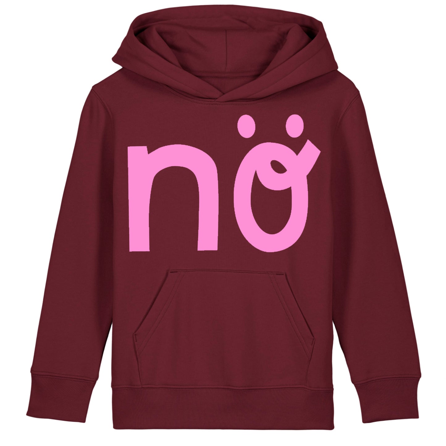 Nö Kids Hoodie Cherry Pink