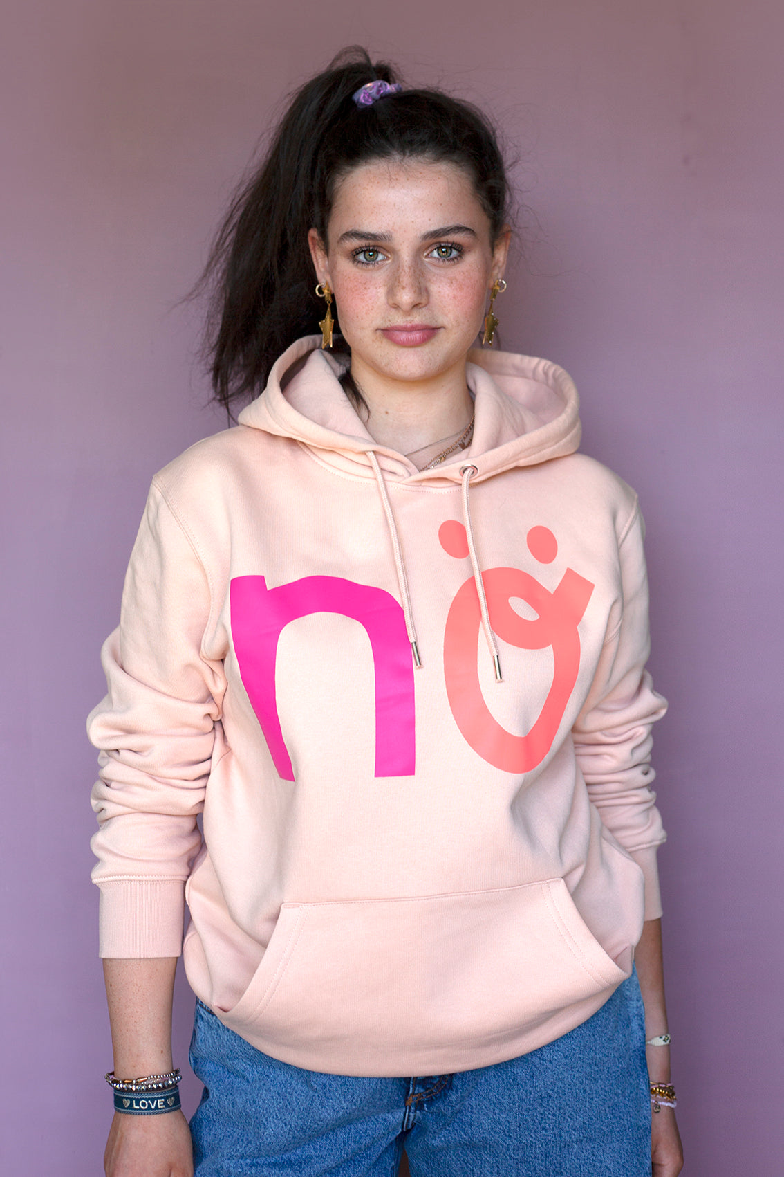 Nö Hoodie UNISEX Fresh Peach