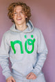 Nö Hoodie UNISEX darkheather green