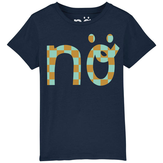 NÖ Kids T-Shirt Navy Check